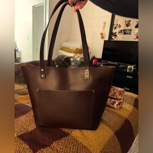 Portland Leather Goods Large Tote Bag